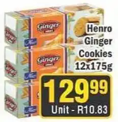 J&E Cash and Carry Henro Ginger Cookies offer