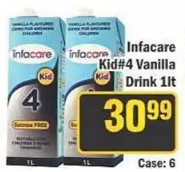 J&E Cash and Carry Infacare Kid#4 Vanilla Drink offer