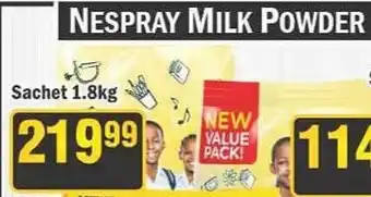 J&E Cash and Carry Nespray Milk Powder offer