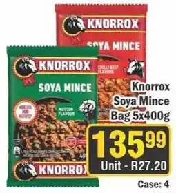 J&E Cash and Carry Knorrox Soya Mince offer