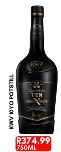 Prestons KWV 10YO POTSTILL offer