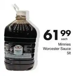 Save Minnies Worcester Sauce offer
