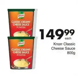Save Knorr Classic Cheese Sauce offer