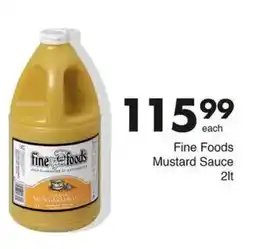 Save Fine Foods Mustard Sauce offer