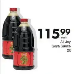Save All Joy Soya Sauce offer