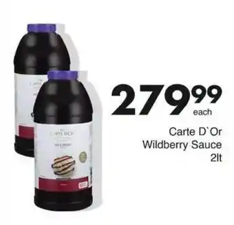 Carte D'Or Wildberry Sauce