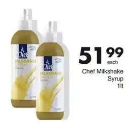 Save Chef Milkshake Syrup offer