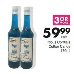 Save Firdous Cordials Cotton Candy offer