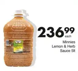 Save Minnies Lemon & Herb Sauce offer