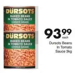 Save Dürsots Baked Beans In Tomato Sauce offer