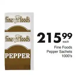 Save Fine Foods Pepper Sachets offer