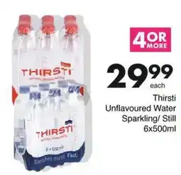 Save Thirsti Unflavoured Water offer