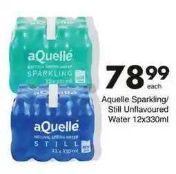 Save aQuelle Sparkling/Still Unflavoured Water offer