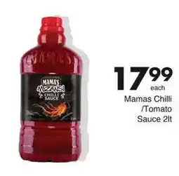 Save Mamas Chilli /Tomato Sauce offer