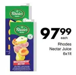 Save Rhodes Nectar Juice offer