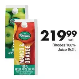 Save Rhodes 100% Fruit Juice Blend offer