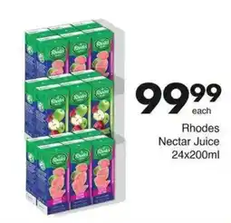 Save Rhodes Nectar Juice offer