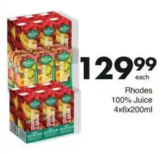 Rhodes 100% Juice