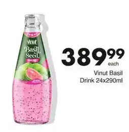 Save Vinut Basil Seed Drink offer