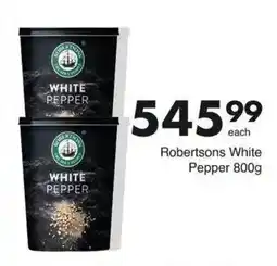 Save Robertsons White Pepper offer