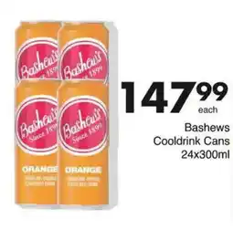 Save Bashews Cooldrink Cans offer