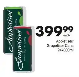 Save Appletiser/ Grapetiser Cans offer