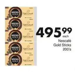 Save Nescafé Gold Sticks offer