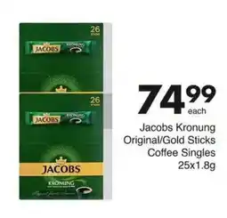 Save Jacobs Kronung Original/Gold Sticks Coffee Singles offer