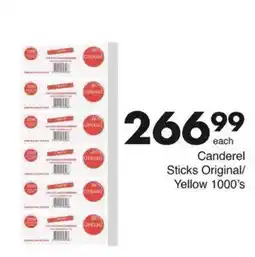 Save Canderel Sticks Original/ Yellow 1000's offer