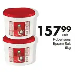 Save Robertsons Epsom Salt offer