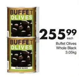 Save Buffet Olives Whole Black offer