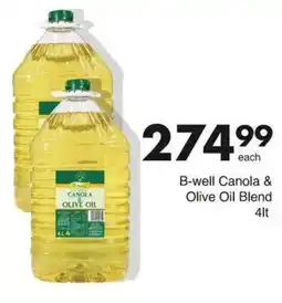 Save B-well Canola & Olive Oil Blend offer