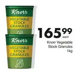 Save Knorr Vegetable Stock Granules offer