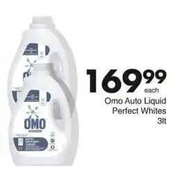 Save Omo Auto Liquid Perfect Whites offer