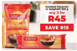 Food Lover's Market Sunblest Macaroni or Spaghetti 500 g offer