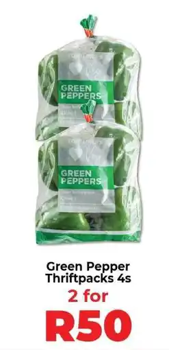 Food Lover's Market Green Pepper Thriftpacks 4s offer