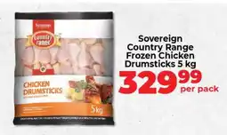 Food Lover's Market Sovereign Country Range Frozen Chicken Drumsticks 5 kg offer