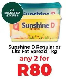 Food Lover's Market Sunshine D Regular or Lite Fat Spread 1 kg offer