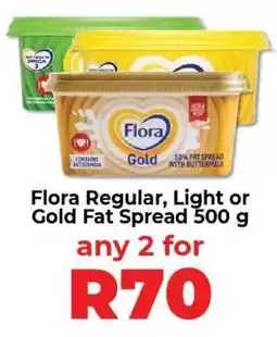 Food Lover's Market Flora Regular, Light or Gold Fat Spread 500 g offer
