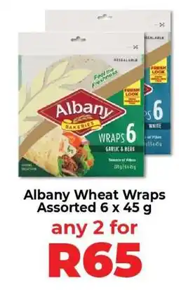 Food Lover's Market Albany Wheat Wraps Assorted 6 x 45 g offer