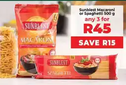 Food Lover's Market Sunblest Macaroni or Spaghetti 500 g offer