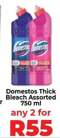 Food Lover's Market Domestos Thick Bleach Assorted offer