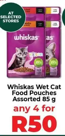Food Lover's Market Whiskas Wet Cat Food Pouches Assorted 85 g offer