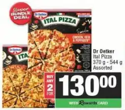 Spar Dr Oetker Ital Pizza Assorted offer
