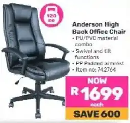 Game Anderson High Back Office Chair offer