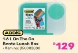 Game ADDIS 1.6 L On The Go Bento Lunch Box offer