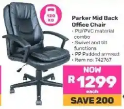Game Parker Mid Back Office Chair offer