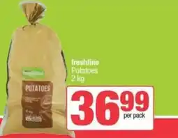 Spar freshline Potatoes offer