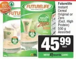 Spar Futurelife Instant Cereal Original or Zero Assorted offer