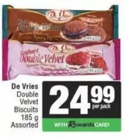 Spar De Vries Double Velvet Biscuits Assorted offer